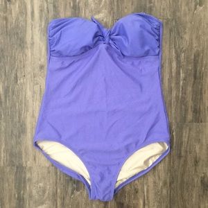 Purple One-Piece Bathing Suit